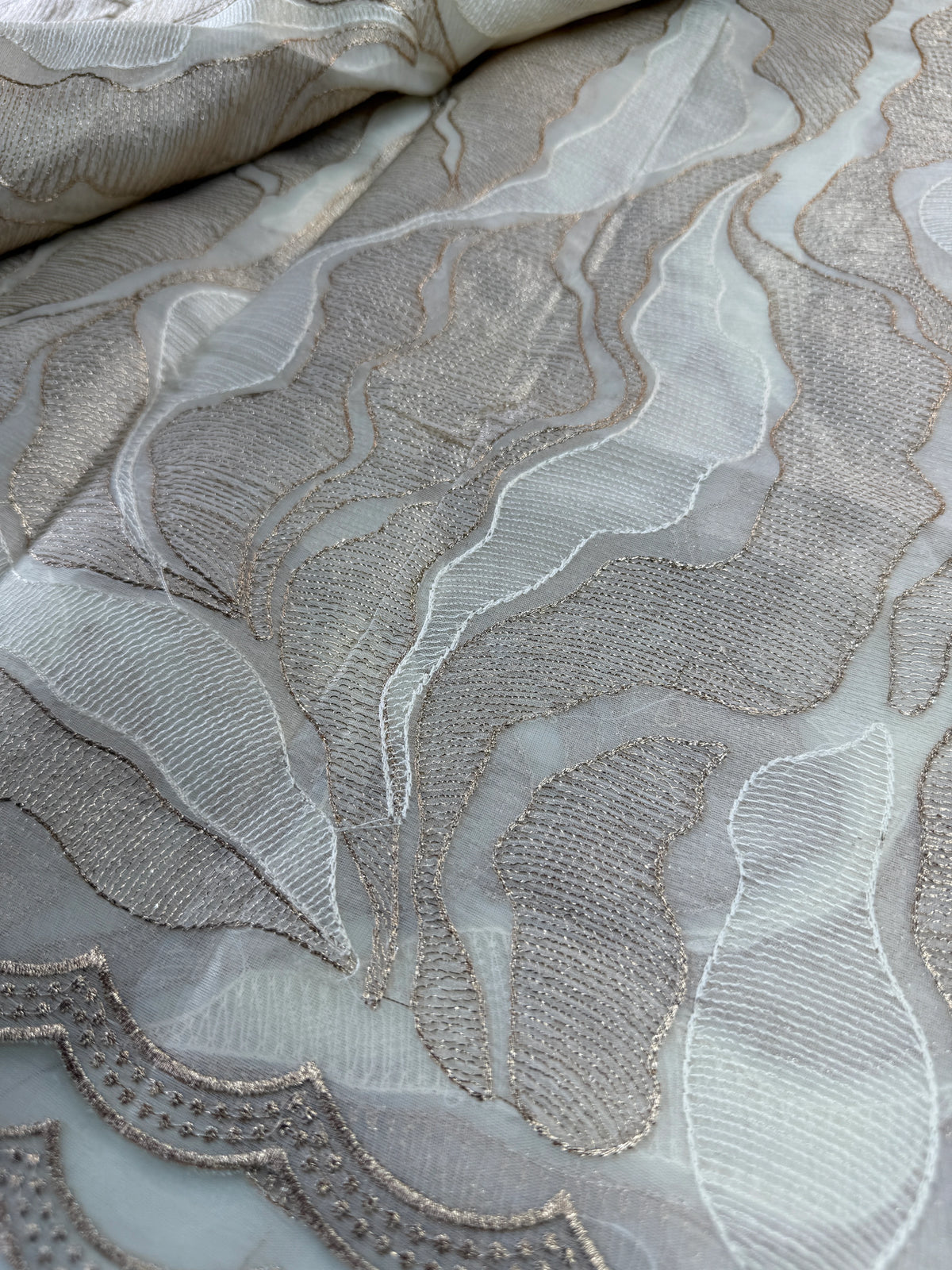 Organza saree/A893