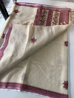 Tissue Linen Saree/ KM4080
