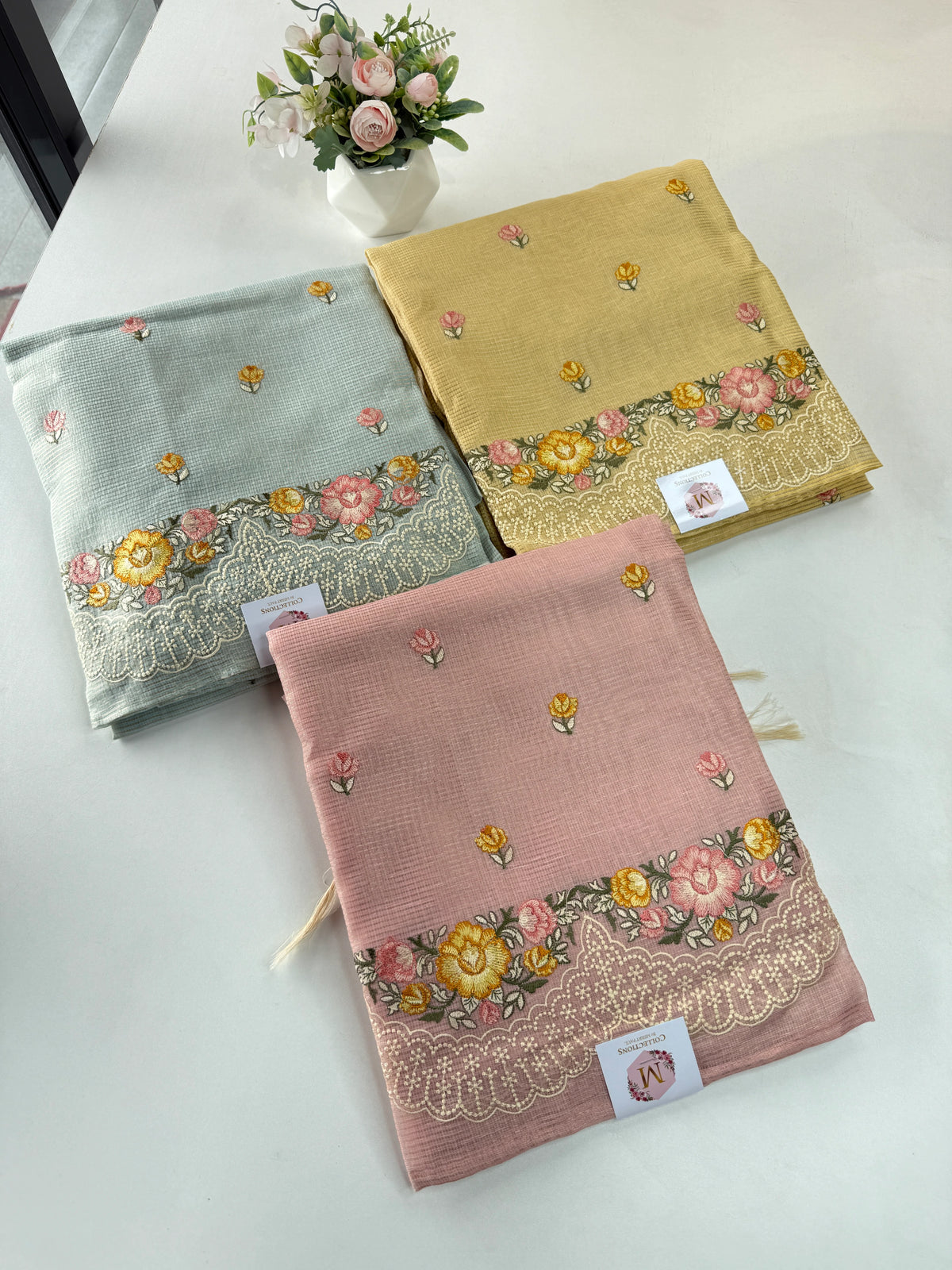 Silky kotta unstitched salwar set / U5821