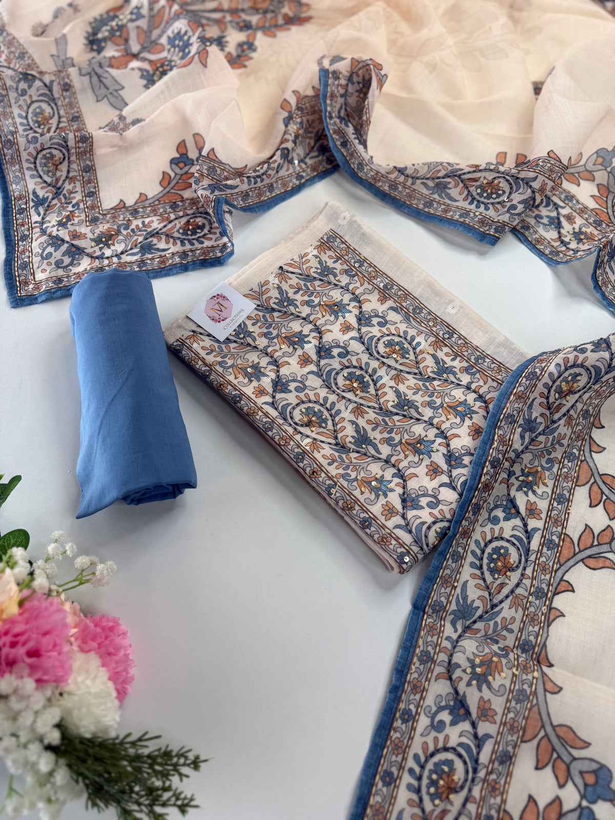 Raw cotton unstitched salwar set / NC261