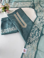 Chanderi Silk unstitched salwar set/NC119