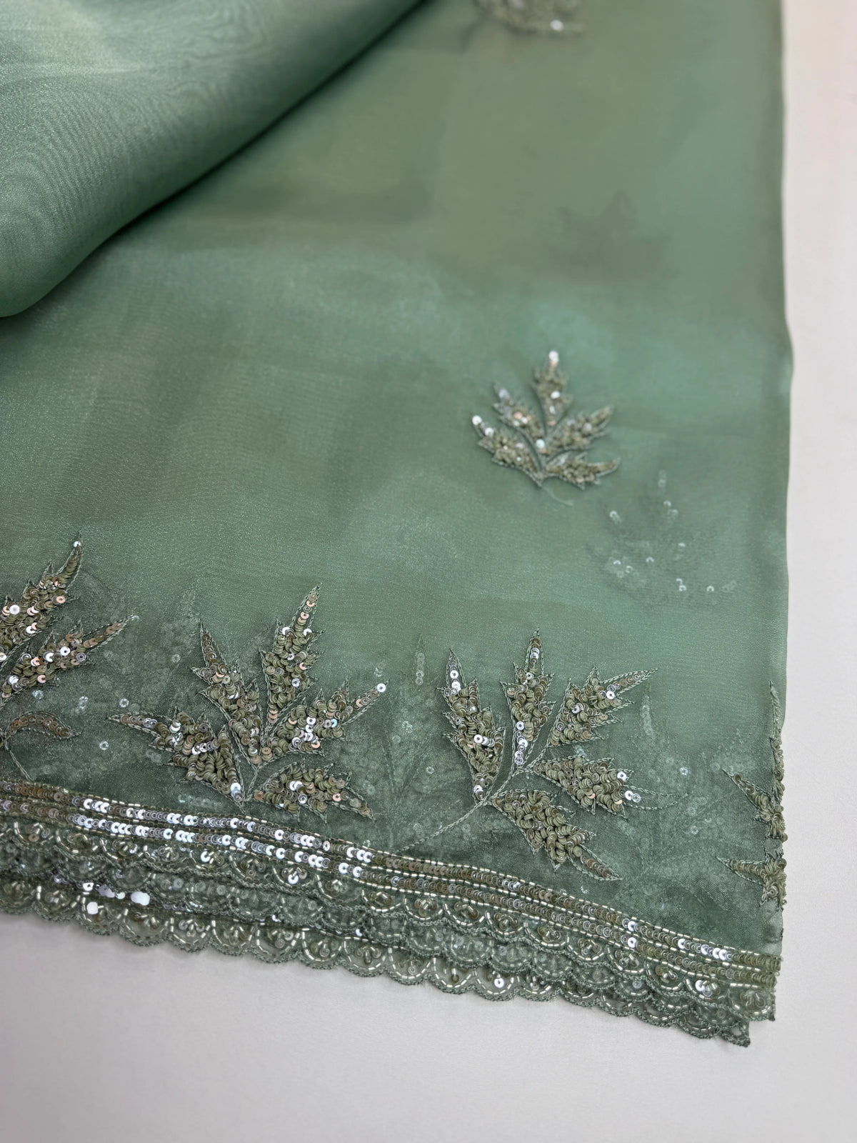 Glass Organza Saree/SP86