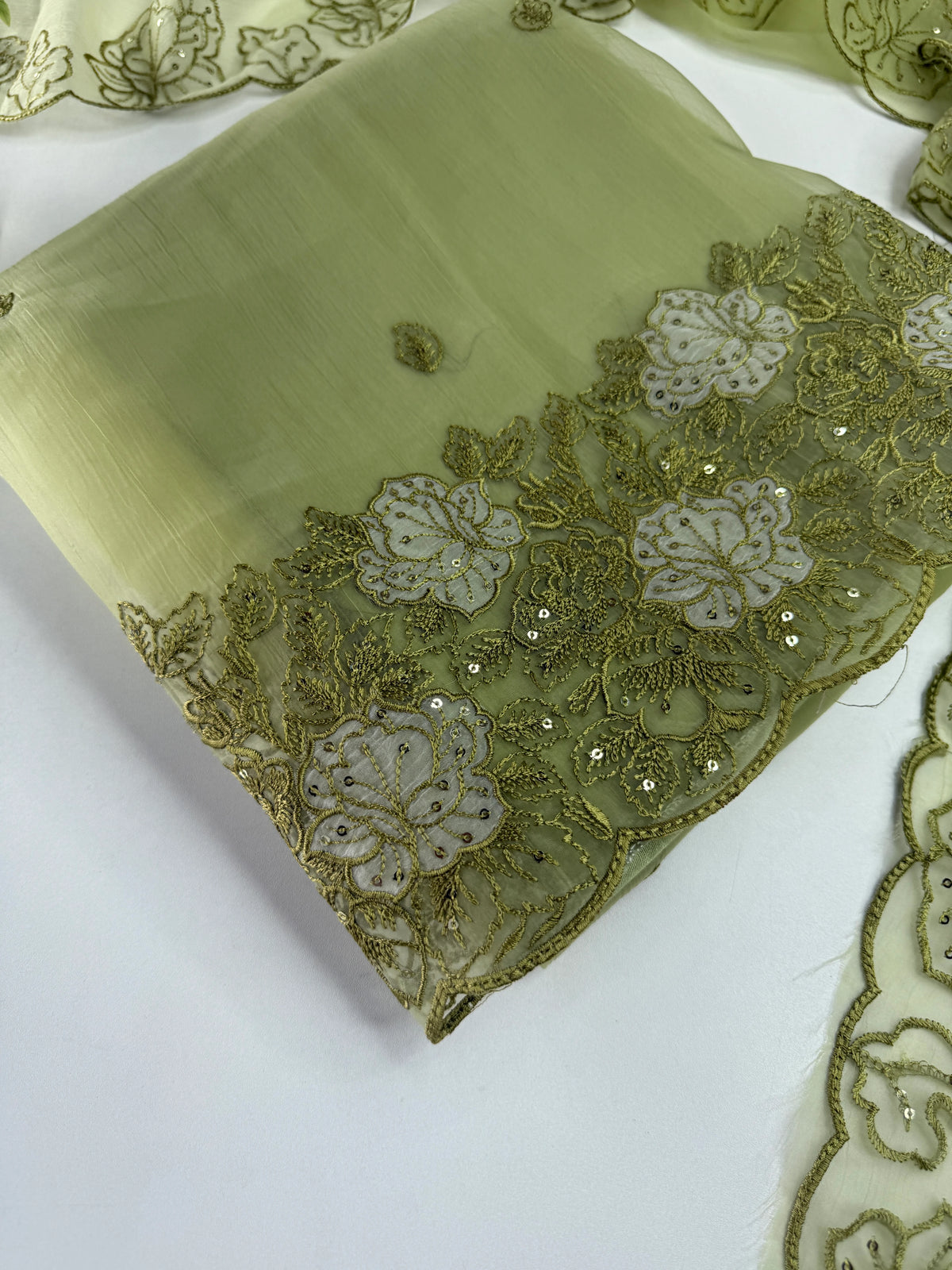 Chiffon unstitched salwar set /NC130