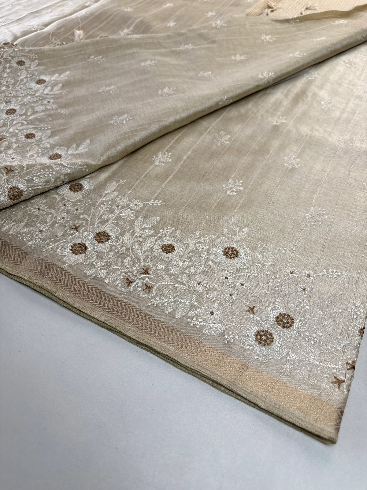 Semi Tussar saree/ FGD594