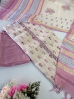 Linen cotton unstitched salwar set / NC302