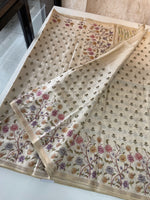 Soft semi Tussar saree /MD377
