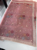 Crushed Tissue Saree/ CW323