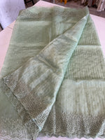 Soft Organza Saree/ Cw055