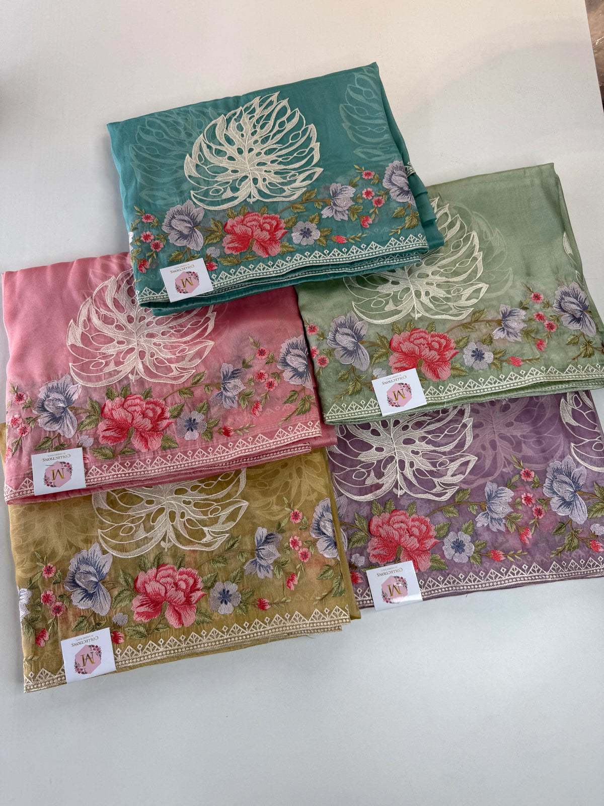 Tissue organza saree /RKF07