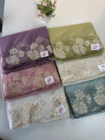 soft oragnza saree/ 287D