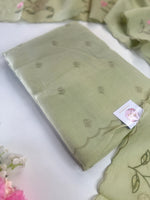 Soft Chanderi unstitched salwar set /NC305
