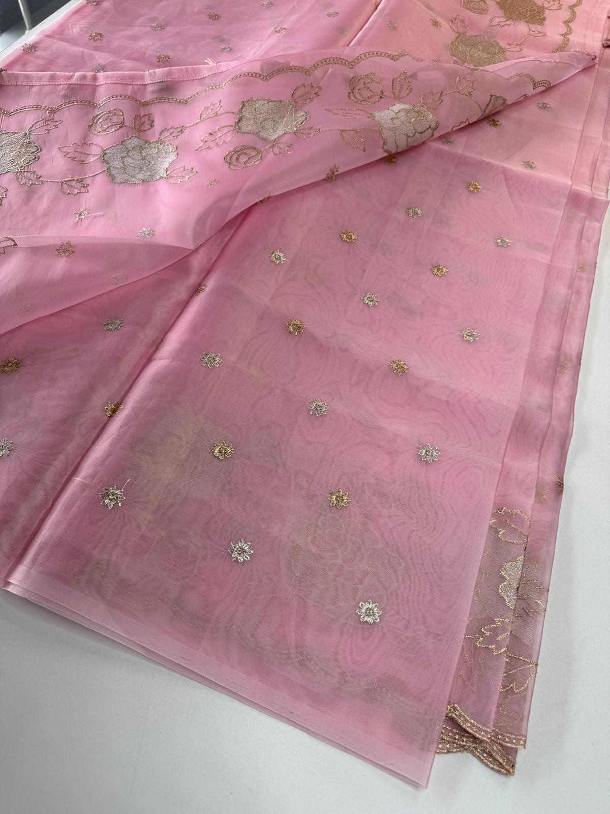organza saree/ SS100
