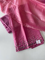 Crushed organza unstitched salwar set /US168