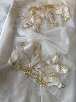Soft oragnza saree/LK50