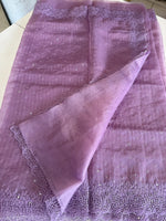 Soft Organza Saree/ Cw055