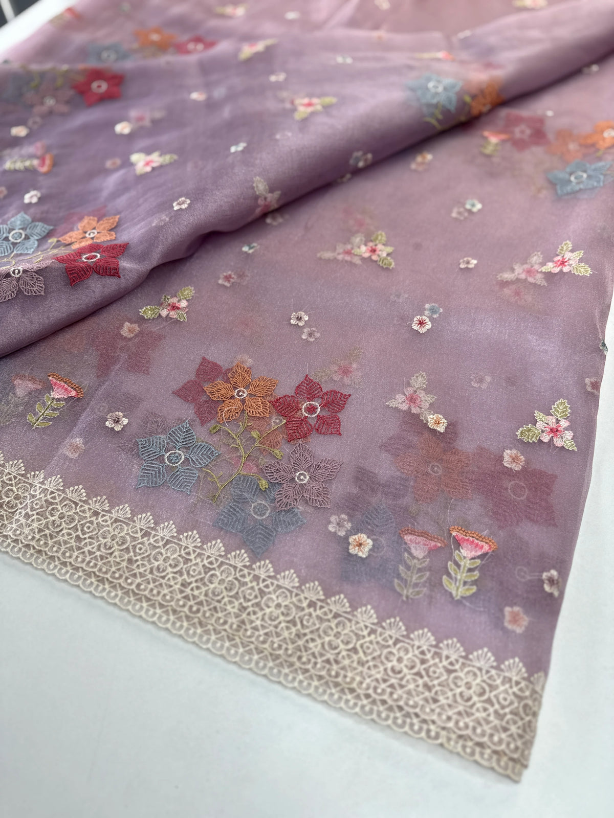 Crushed Tissue Saree/ CW323
