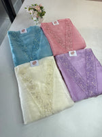 Organza unstitched salwar set / NC160