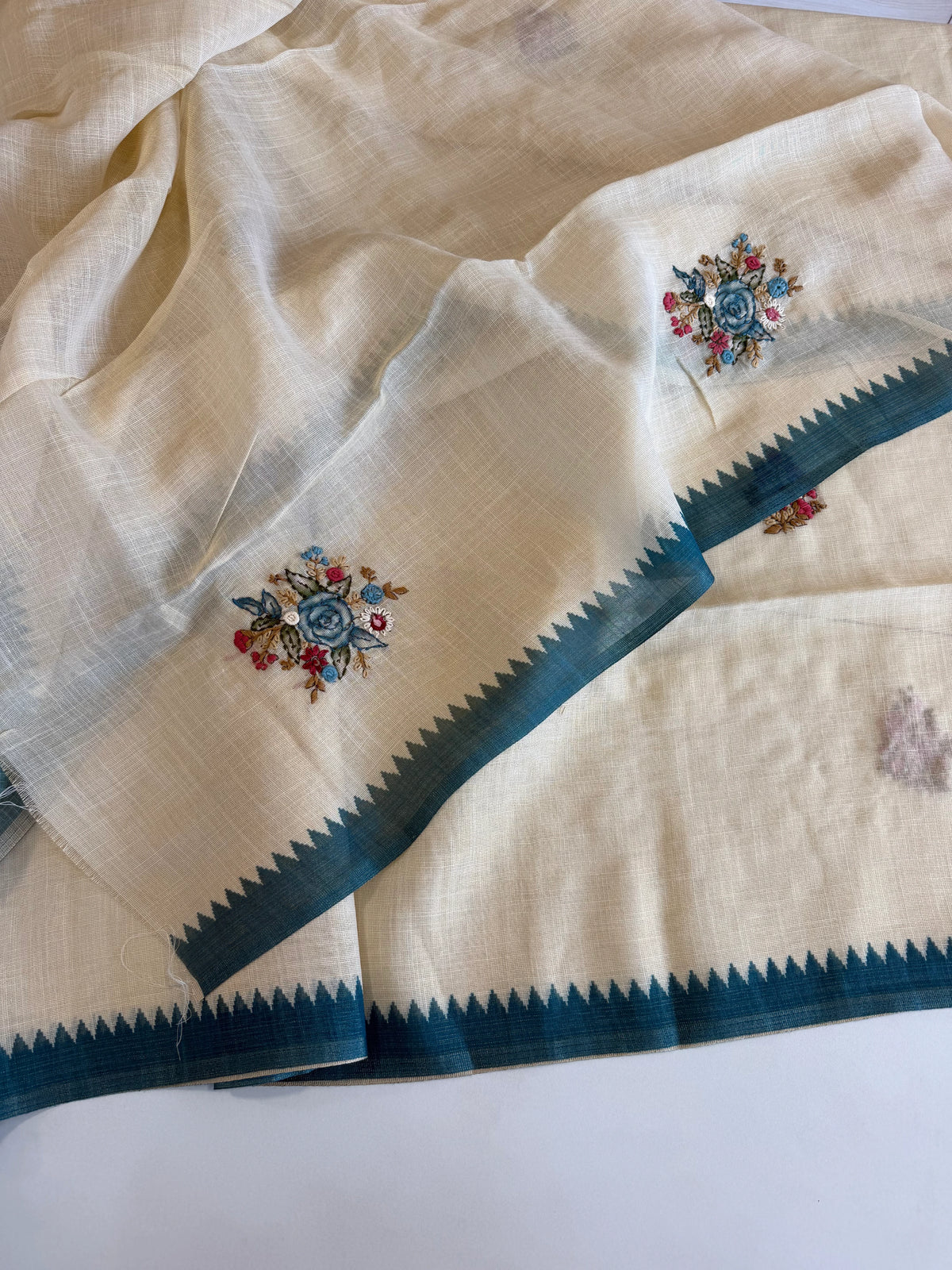 Linen Tissue Saree/ 1671