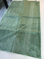 Semi silk finished saree/8065