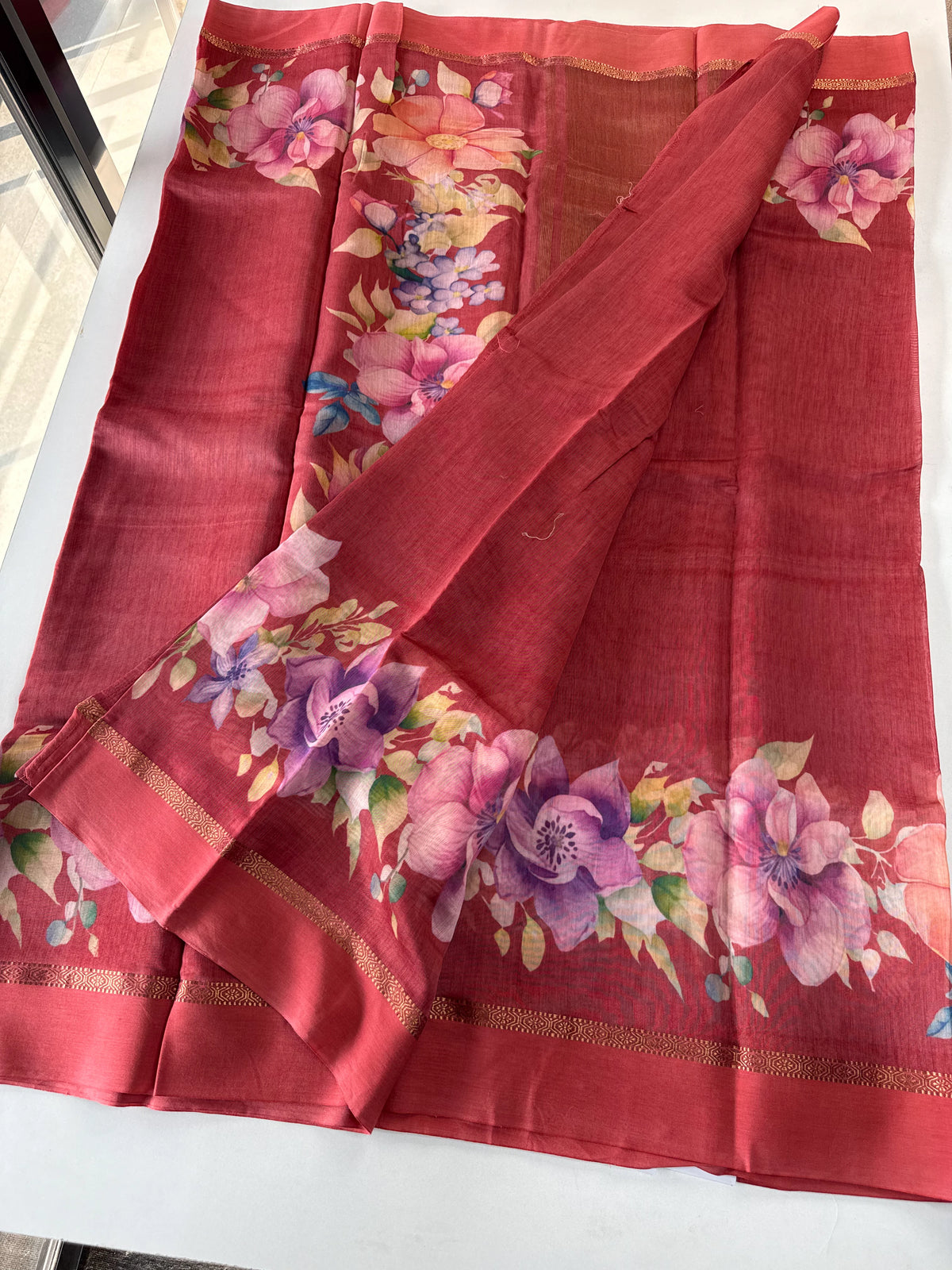 Pure Chanderi Silk Saree/05712