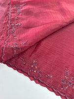 Crushed crape saree/HW324