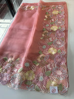 Glass organza Saree/ 155G