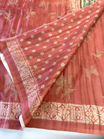 Soft semi Tussar saree/ D521