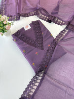 Chiffon unstitched salwar set /NC111