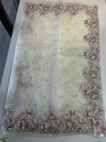 Premium Glass organza Saree/AP173