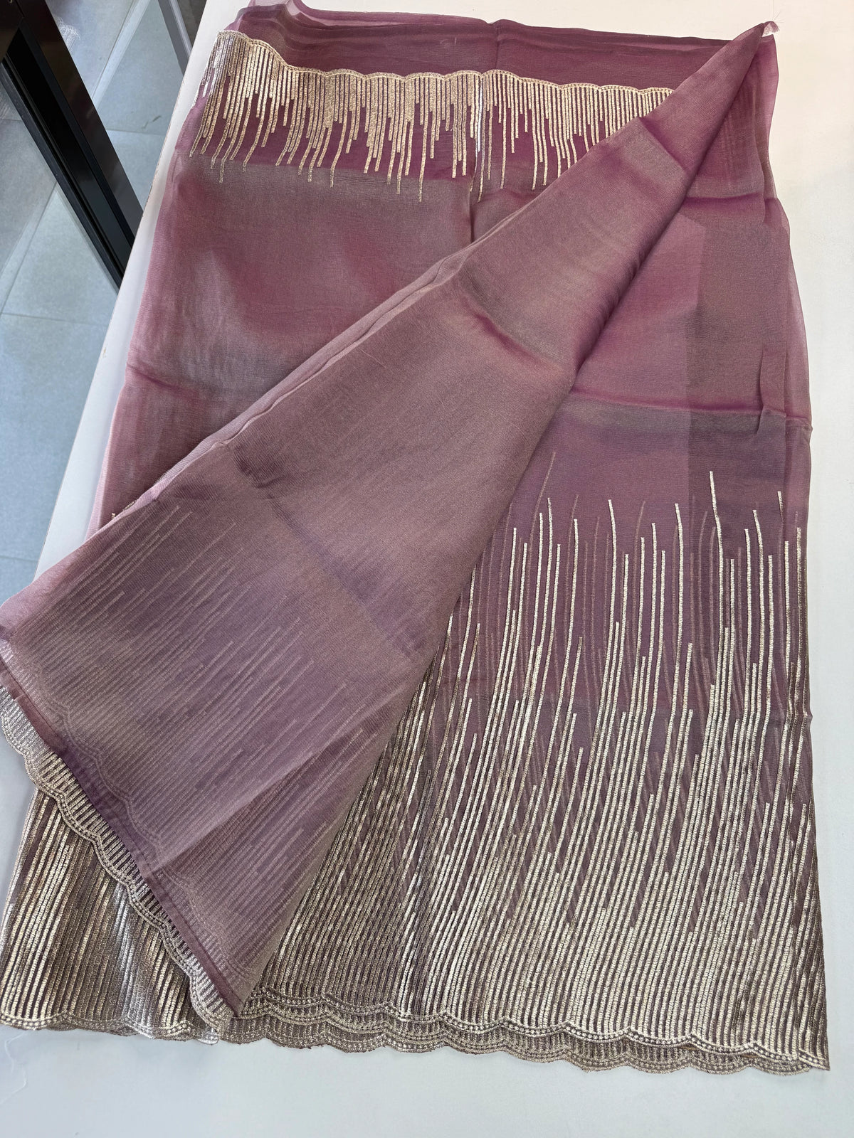 Shimmer Georgette Saree/CW474