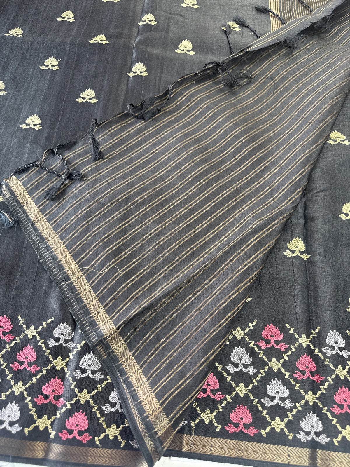 Soft semi Tussar saree/DP385