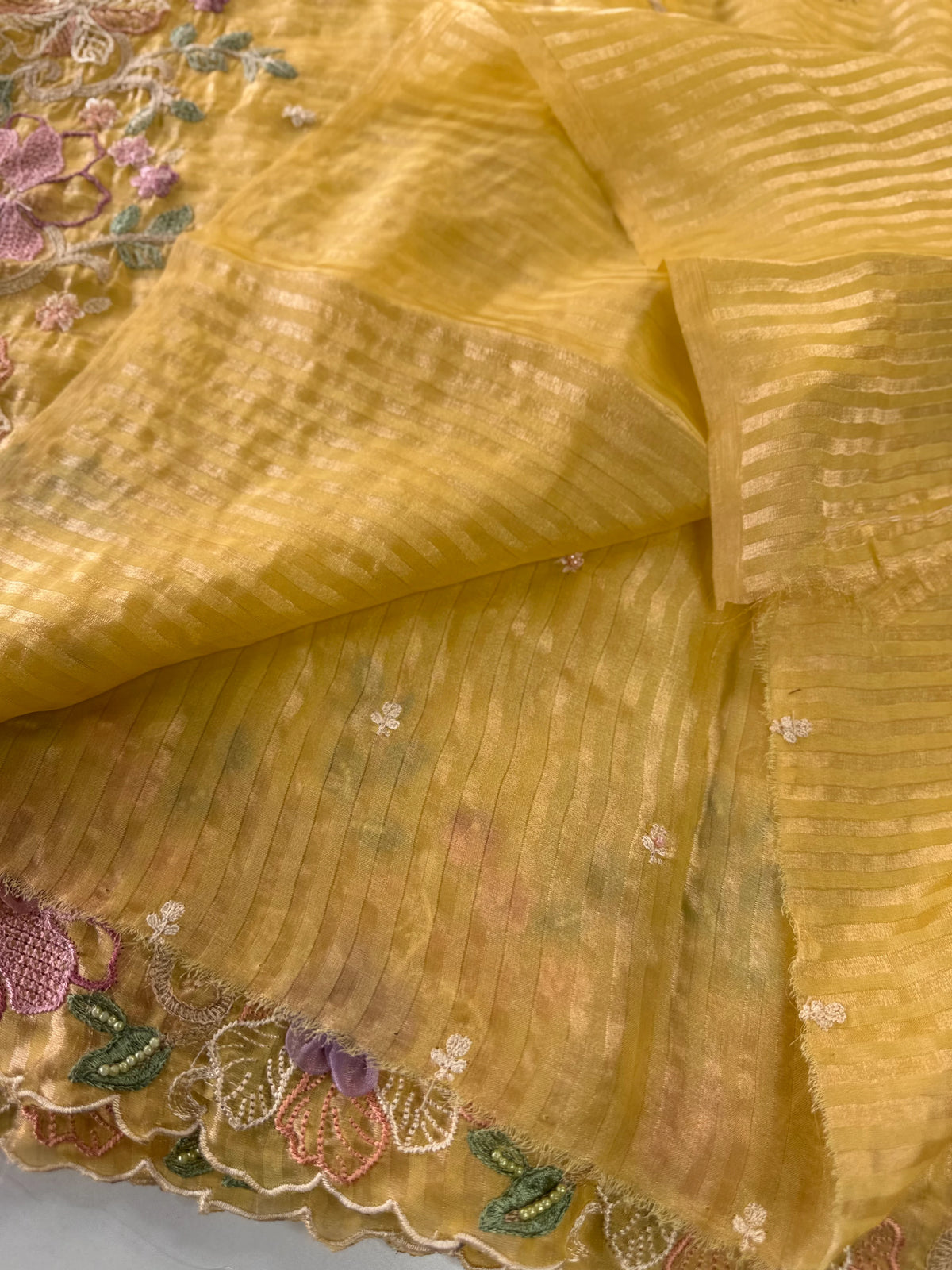 Satin Organza Saree/ WS97
