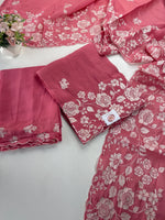 Soft Chanderi unstitched salwar set / NC159