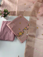 Silky kotta unstitched salwar set / U5821