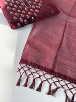 Linen cotton unstitched salwar set / NC272