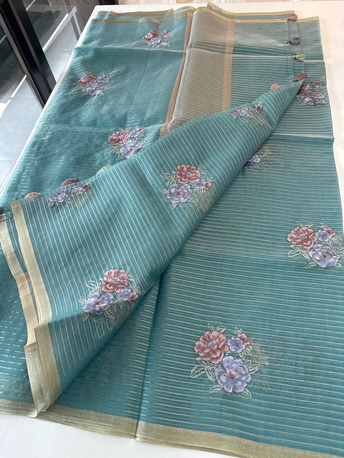 Kora Banarasi Blended Saree/ 293H