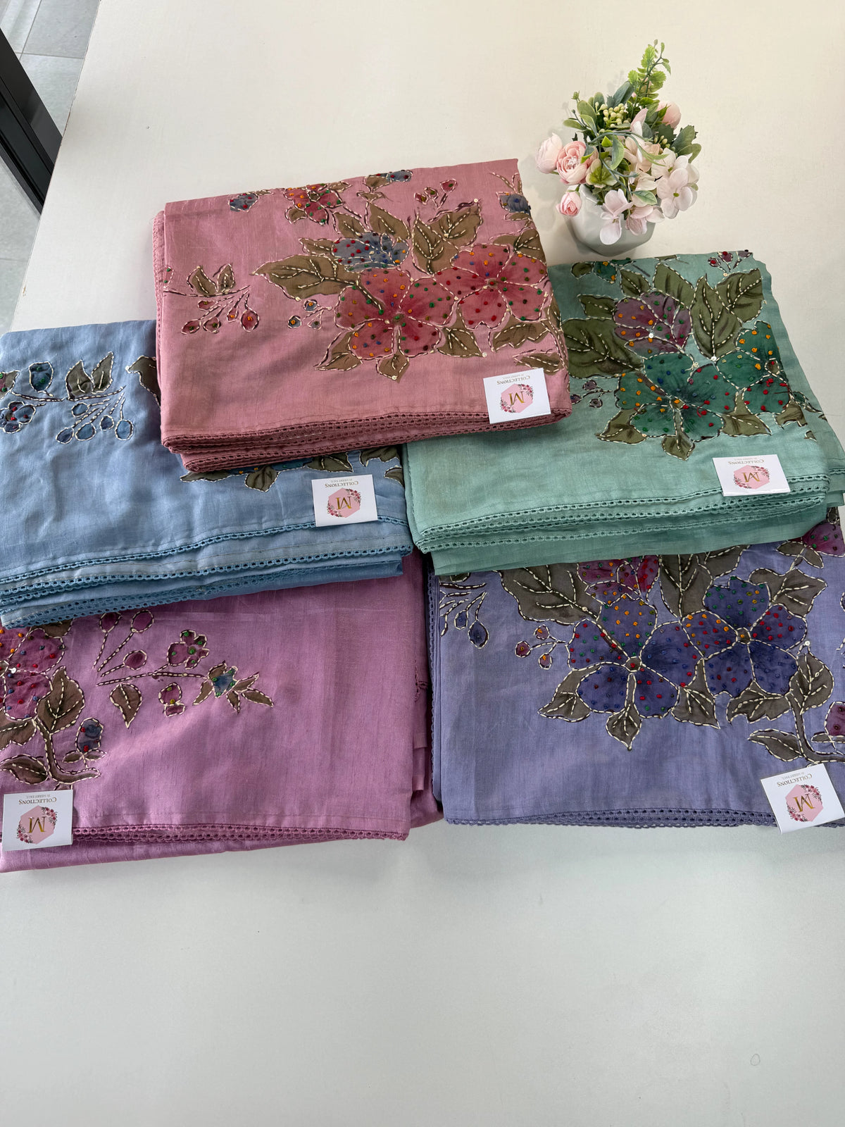 Tissue blended slub silk saree/ LV116