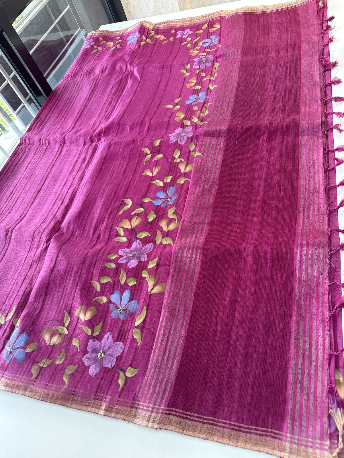 Soft semi Tussar saree/TFG22