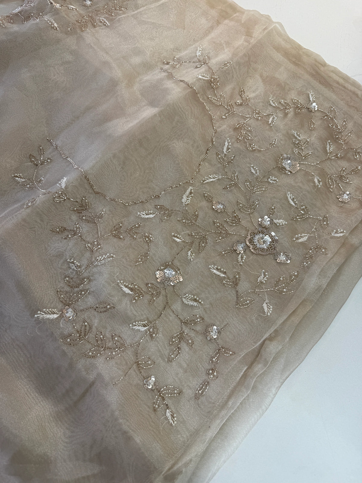 Glass organza Saree/AP810