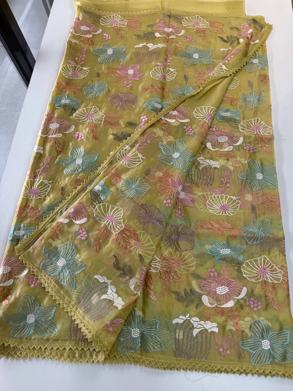 Shimmer Georgette Saree/RKF75