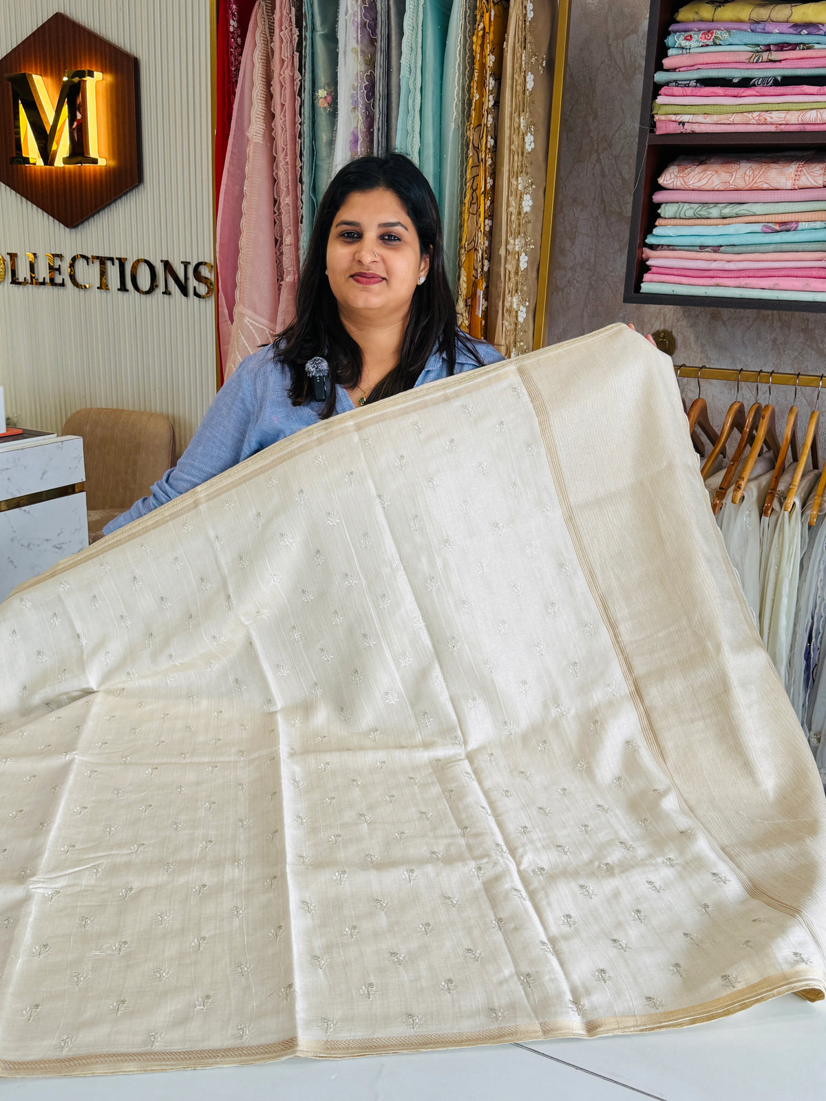 Soft semi Tussar saree/ FGD71