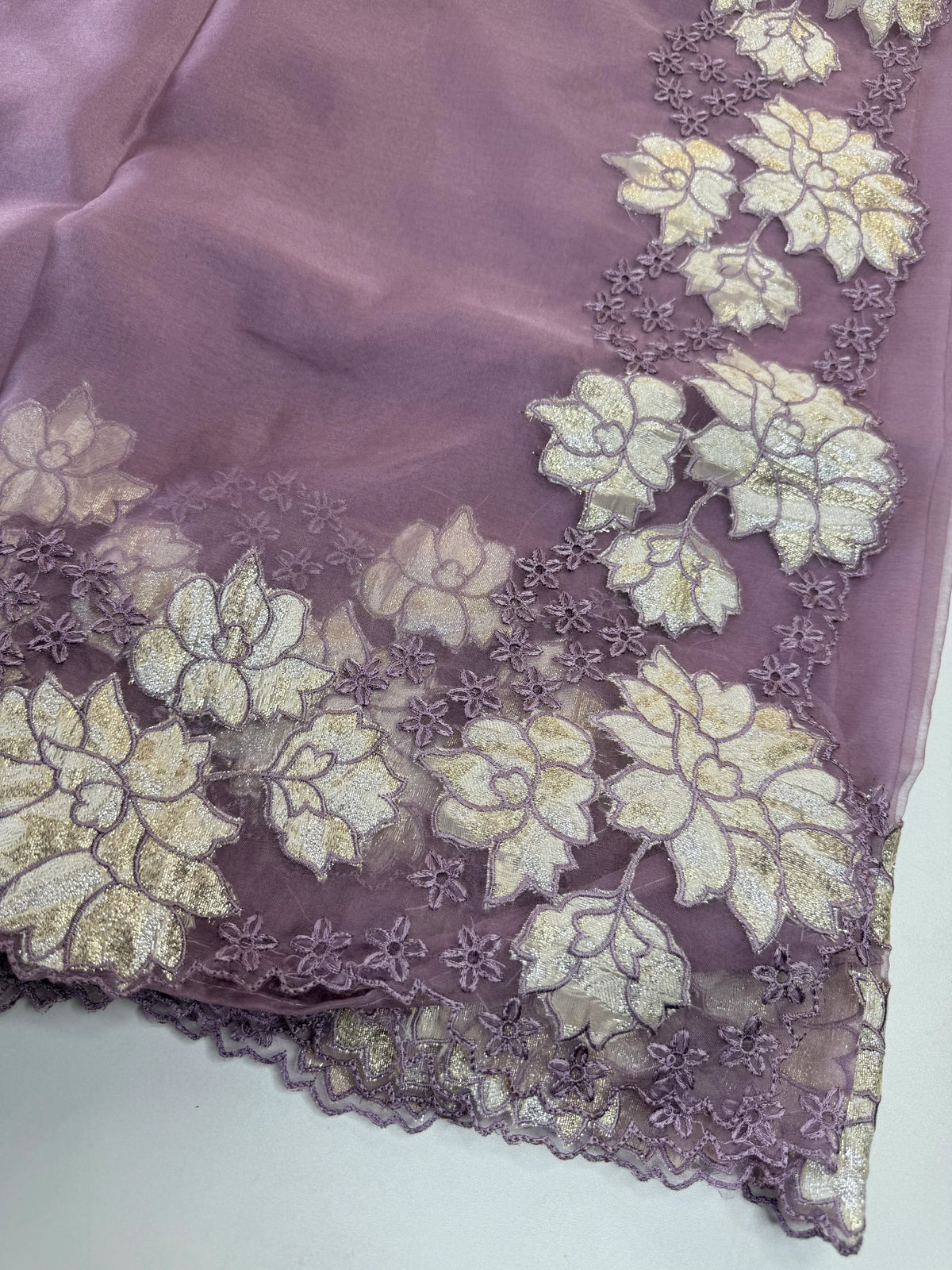 soft oragnza saree/ 287D