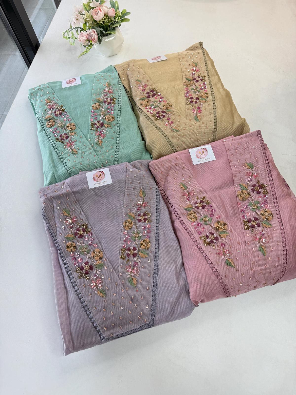 Ner kotta unstitched salwar set / NC175