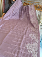 Semi silk finished saree/8065