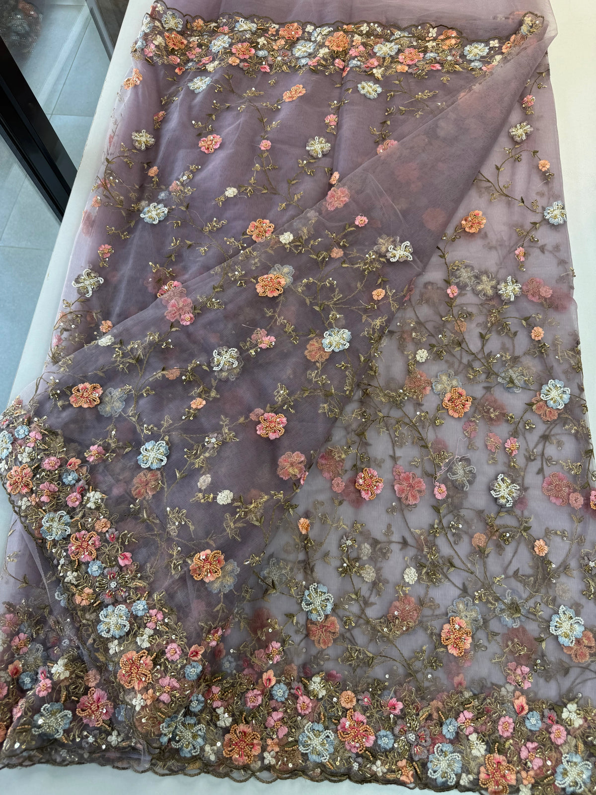 Net saree/ HL210