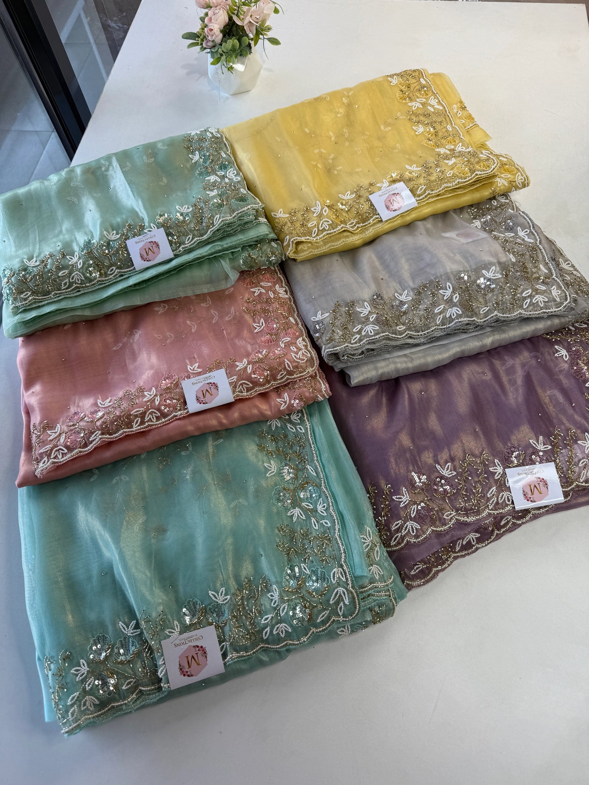 Tissue Organza Saree/ SA015