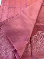 Semi silk finished saree/8065