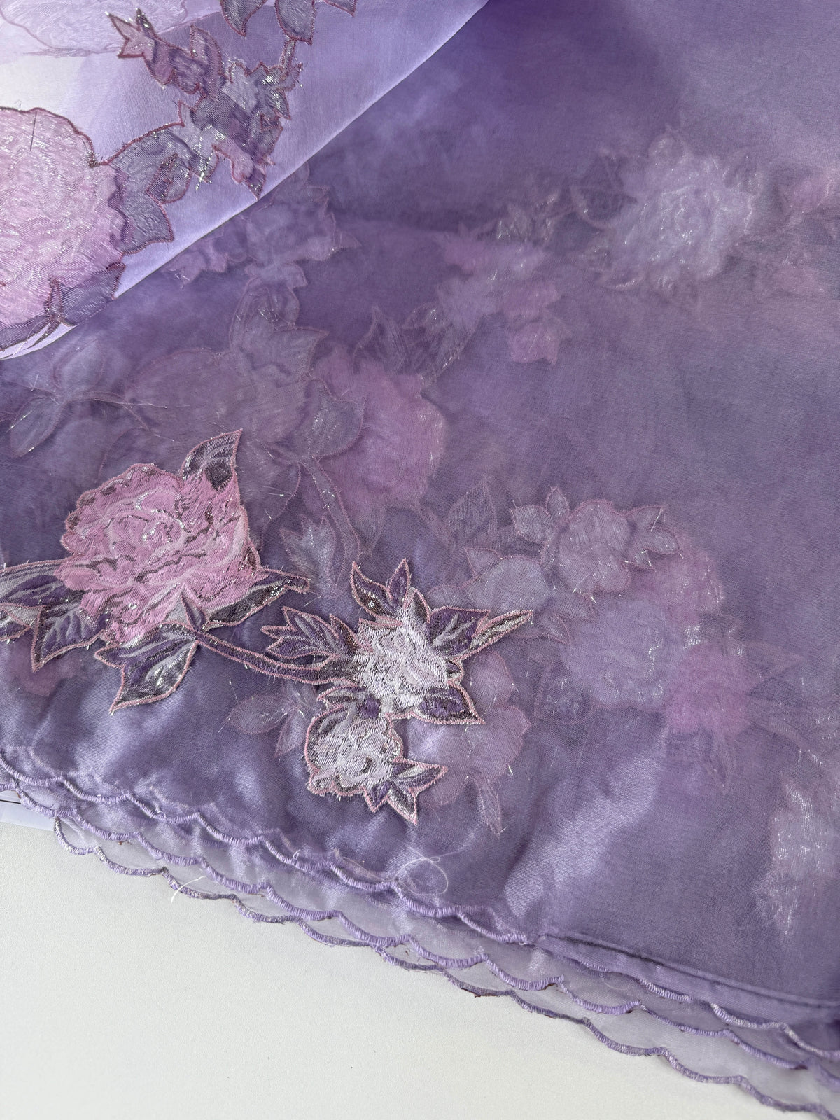 Soft organza saree/FK38