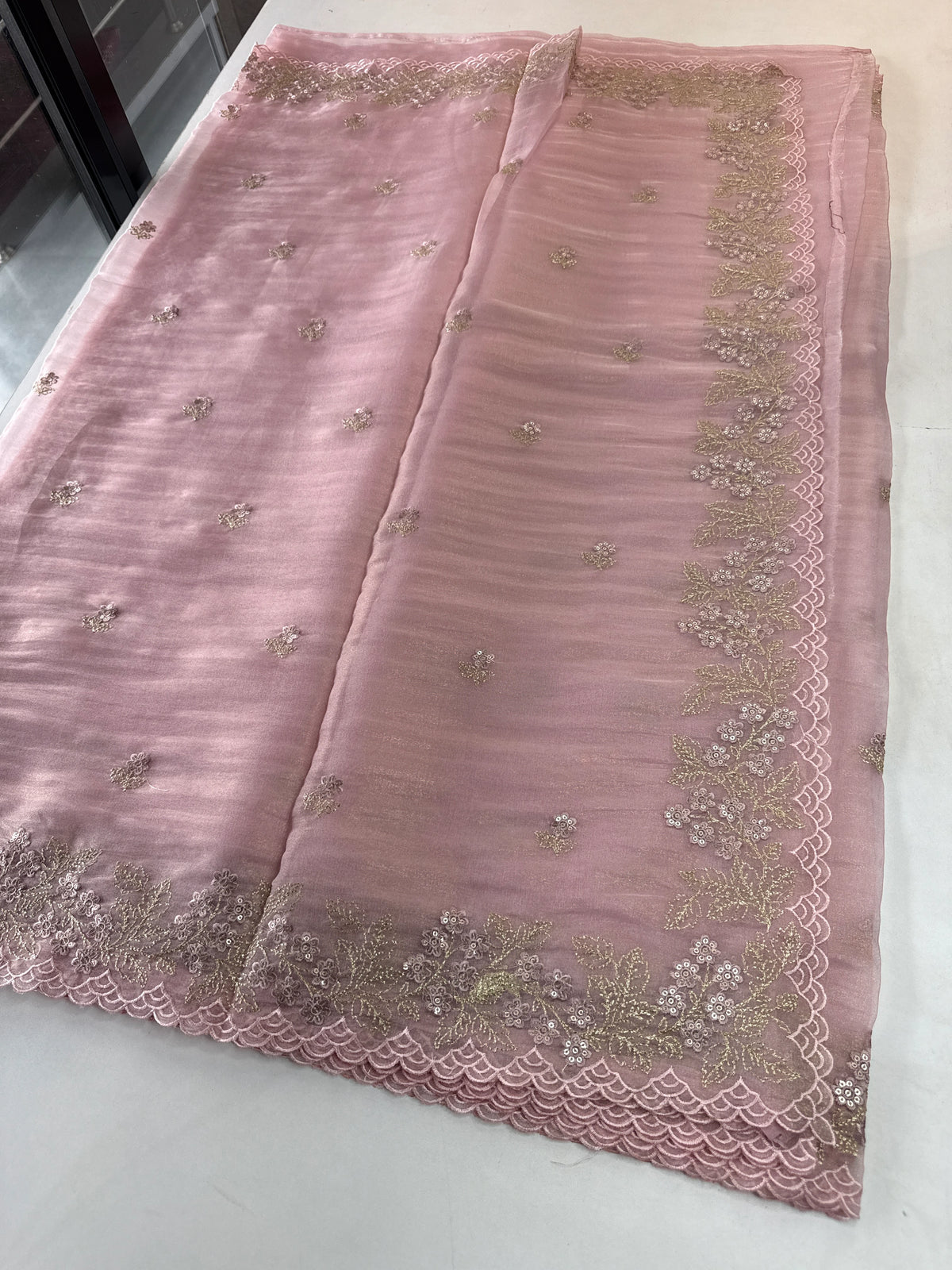 Organza blended saree/ BL924