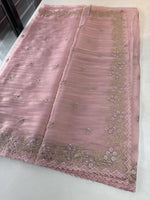 Organza blended saree/ BL924